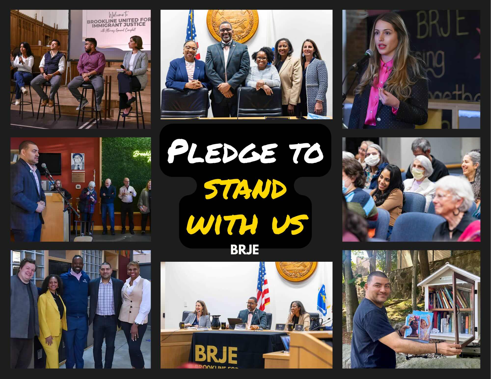 Pledge to stand with us